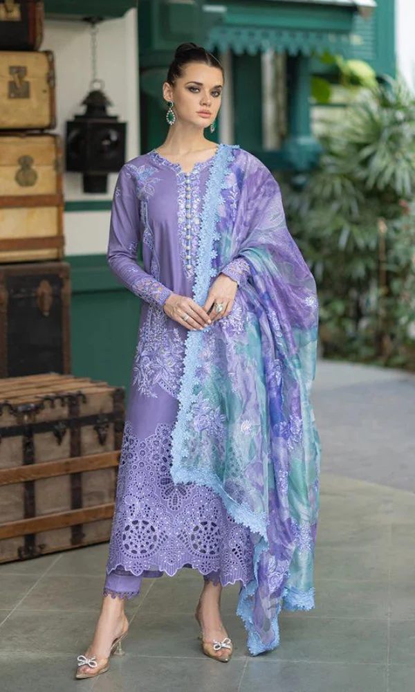 Maria.B 3PC Chickan Kari Embroidered