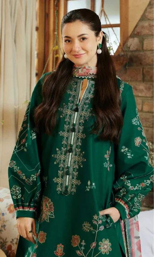 3PC Embroidered Lawn Suit By ZARA SHAH JAHAN [RC-7029] - Image 2