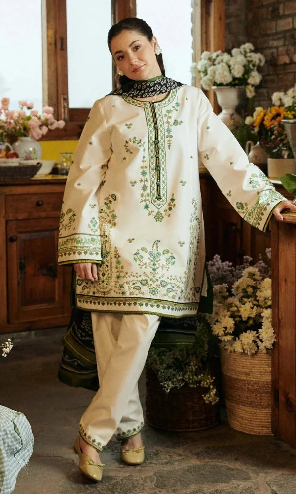 Embroidered 3pc Suit