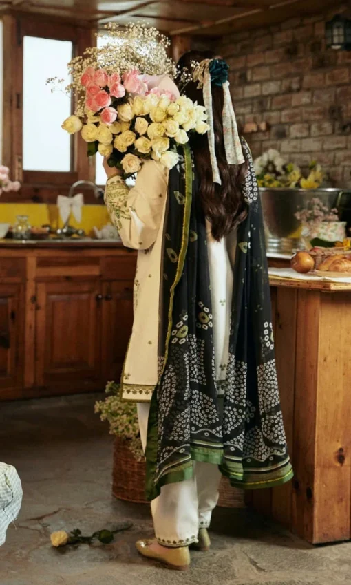 ZARA SHAH JAHAN - 3PC Embroidered Lawn Suit [RC-7030] - Image 4