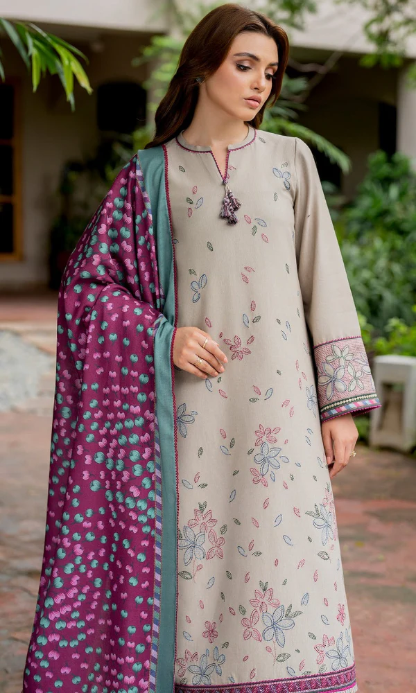 Embroidered Lawn Suit