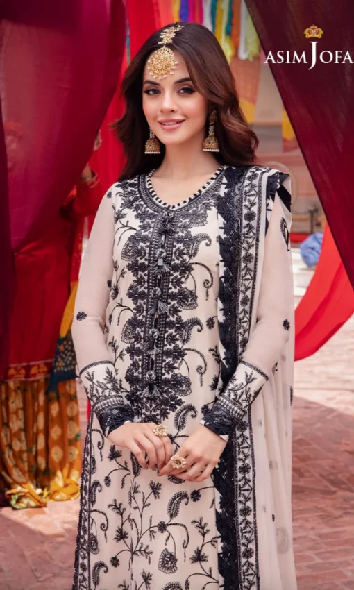 3PC Embroidered Lawn Suit With Heavy Work Dupatta [RC-7025] - Image 3