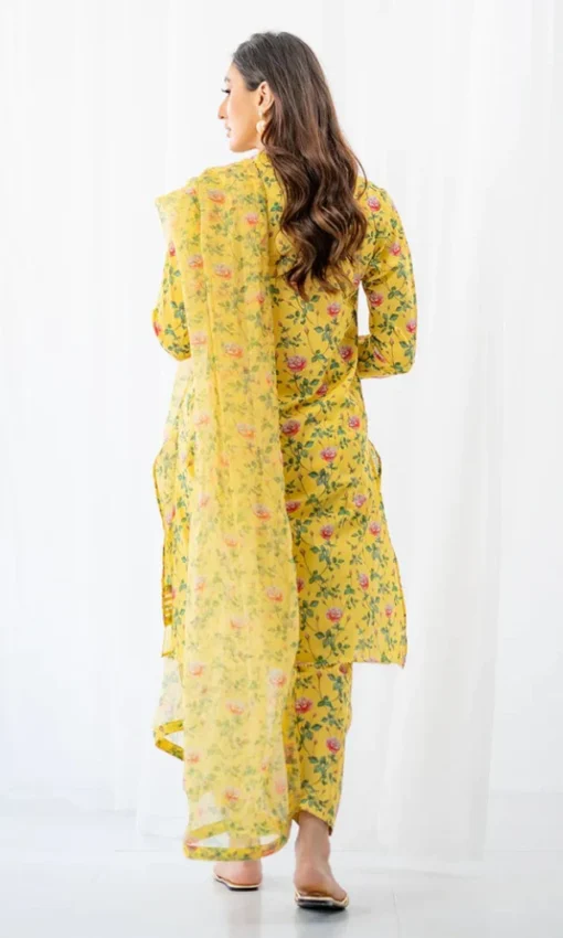 Unstitched 3PC Printed Lawn Suit [RC-7053] - Image 2