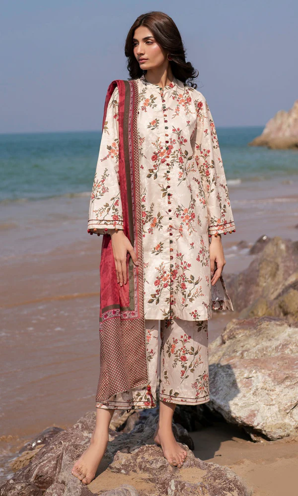 3PC Printed Lawn Suit