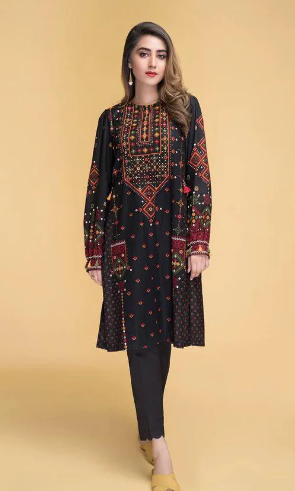 Embroidered 2pc Suit