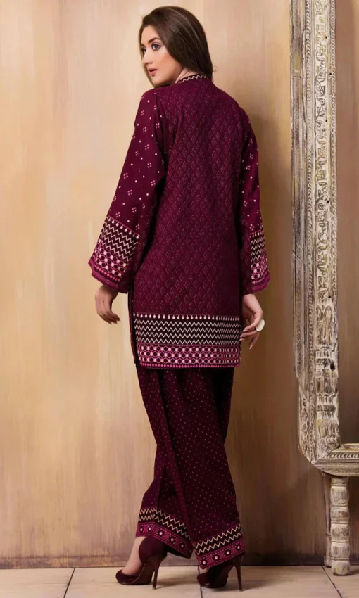 Embroidered 2PC Lawn Suit [TC-6021] - Image 2