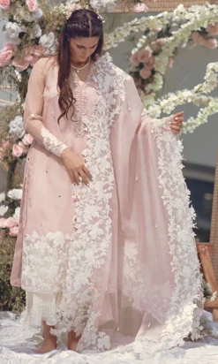 Unstitched Fully Embroidered Lawn suit