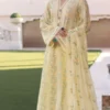 Yellow Embroidered Lawn Suit