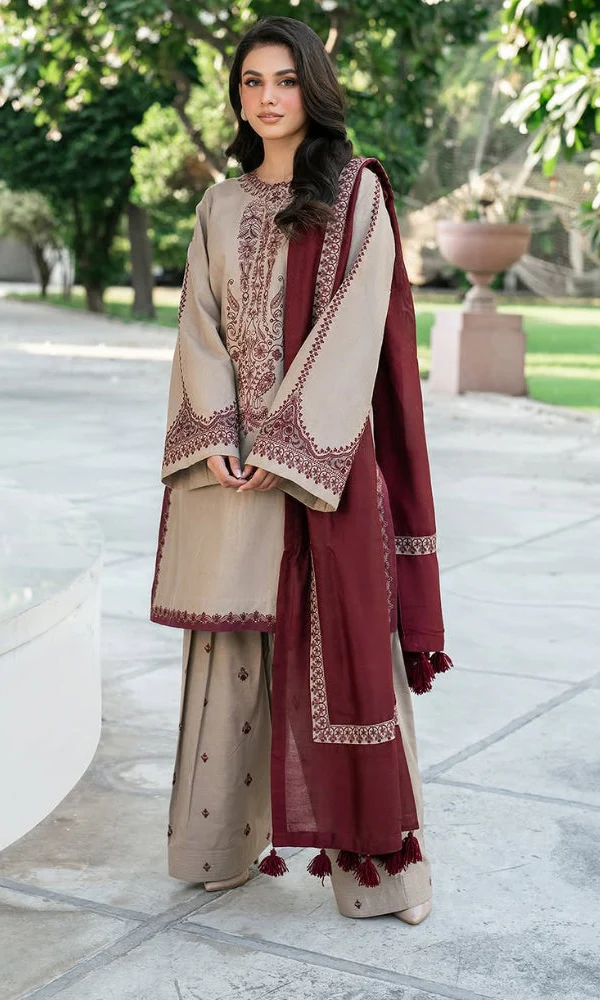 Embroidered Lawn Suit 3PC