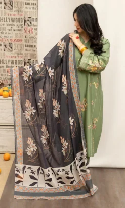 3PC Embroidered Lawn Suit