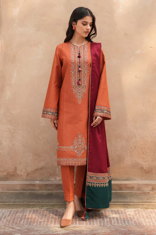 Embroidered Lawn Suit