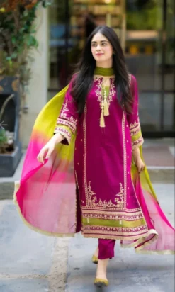 Lawn 3pc Suit