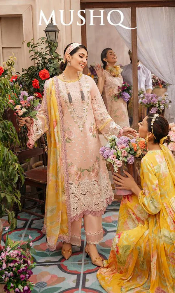 Heavy Embroidered Lawn Suit