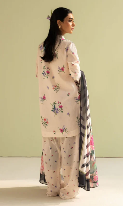 Unstitched 3PC Digital Printed Lawn Suit [RC-7052] - Image 4