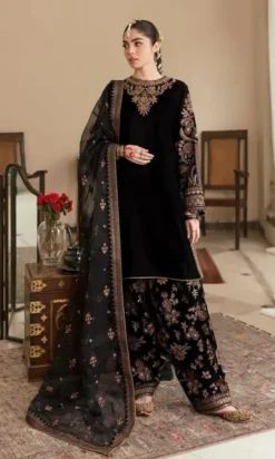 3PC Velvet Dress