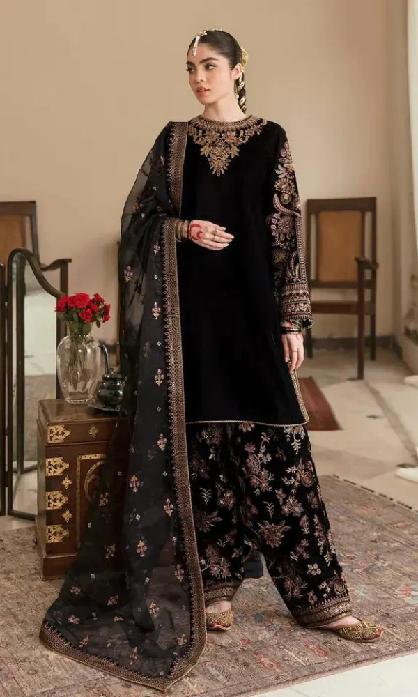 3PC Velvet Dress