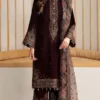 Pakistani velvet dress