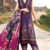 Purple Dhanak Suit