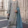 Embroidered Dhanak Suit