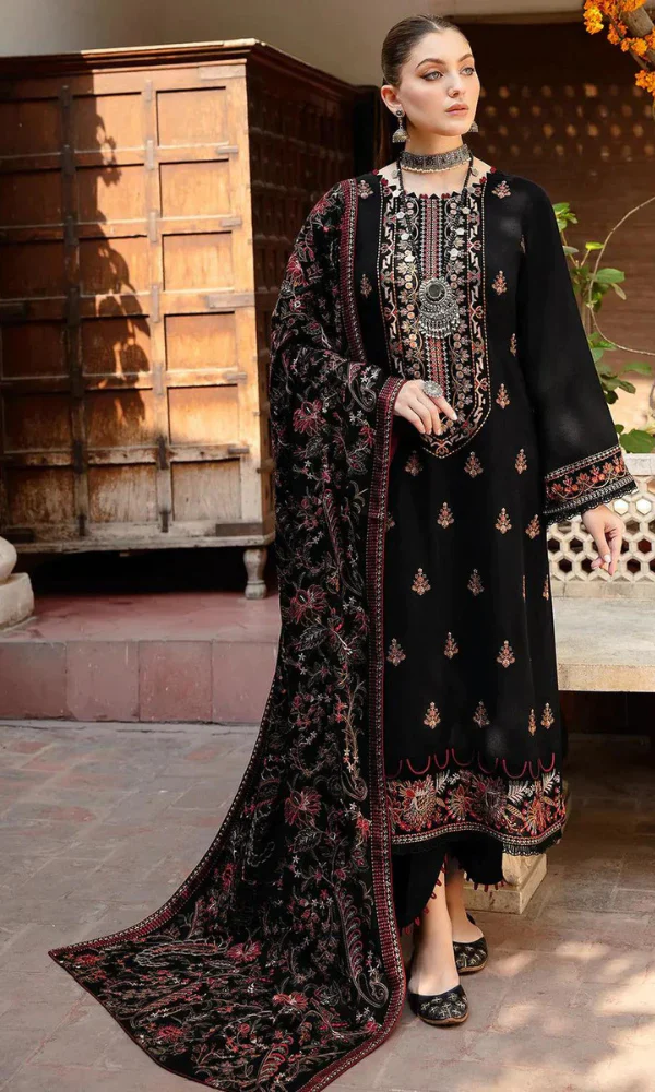Embroidered 3pc Suit