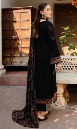 Black Embroidered Suit