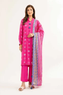 Nishat – Floral Style Printed 3 Pc Lawn Suit [NT-2014]